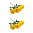 thumbnail image 4 of Advancent 10 elegantes rosas de seda para bodas y decoración del hogar, ecológicas y versátiles, no dañan la piel. Type4 NO4, 4 of 6