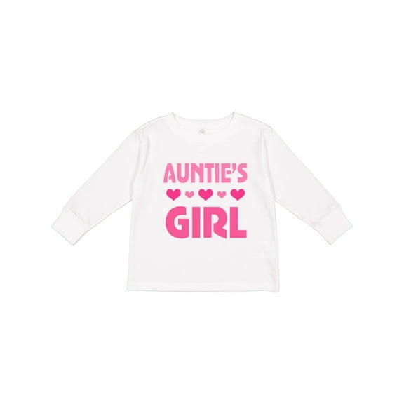 Inktastic Auntie Girl Niece Girls Long Sleeve Toddler T-Shirt