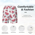 thumbnail image 3 of Balery Watermelon Mens Swim Trunks Swim Shorts for Men Quick Dry Inseam Beach Shorts with Compression Liner Pocket-XX-Large, 3 of 9