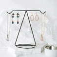 thumbnail image 4 of FRCOLOR Jewelry Holder Stand Metal Necklace Hanger Organizer Iron Wire T Bar Jewelry Display Holder Necklaces, Rings, Earrings, 4 of 8