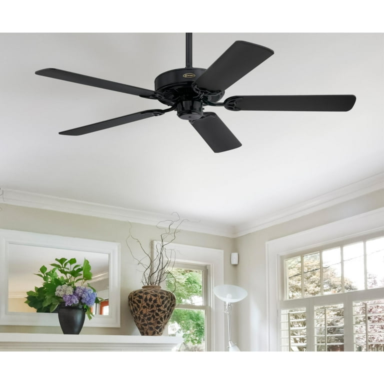 Harbor Breeze 52 Calera Matte Black Outdoor Ceiling Fan Shelly Lighting