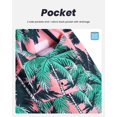 thumbnail image 4 of Pantalones cortos de natación maamgic Quick Dry para hombre, color rosa, talla XS, 4 of 4