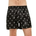 thumbnail image 4 of Onimisc Mens Silk Boxer Underwear Satin Boxers for men Sleep shorts Pajama Bottoms with Button Fly , 6 Pack, 4 of 9