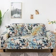 thumbnail image 2 of Colorful Leaves Flower Sofa Protector Living Room Sofa Cover Elastic Stretch Slide Cover Sofa Cover 1/2/3/4 Seat Sofa Cover, 2 of 5