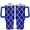 Blue, variant on 40oz Tumbler with Handle & Straw, Stainless Steel Insulated Cup, Leak Proof Travel Mug, Keeps Drinks Hot/Cold,Coffee Cup, Gifts for Women Men