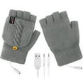 thumbnail image 2 of Baqcunre Warm Gloves, Leather Rechargeable Heated Warmer Winter Battery Outdoor Electric Li-Ion Gloves Gloves, Knitted Gloves, Heating Gloves, 2 of 5