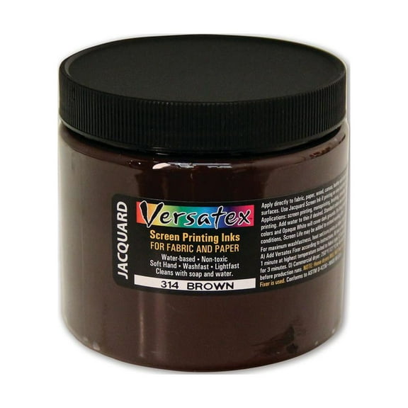Jacquard Versatex Screen Printing Ink, 16 oz., Brown