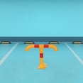 thumbnail image 2 of Durable T-Folding Parking Barrier Spring Type - Garage Parking Post for Driveway, Parking Lot, and Vehicle Access Control, Anti-Theft Locking Mechanism Manual, 2 of 16