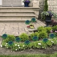thumbnail image 4 of Metal Flower Garden Stake, All Weather Anti Rust Coating, Tool Free Ground Insert, Artistic Yard Sculpture, Meaningful Gardening Gift for Mom, Lawn Flower Bed Decoration, 4 of 8