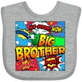 thumbnail image 3 of Inktastic Big Brother Comic Book Boys Baby Bib, 3 of 4