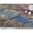thumbnail image 3 of Soimoi Cotton Duck Fabric Snake Animal Skin Printed Craft Fabric by The Yard 42 Inch Wide, 3 of 3
