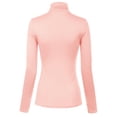 thumbnail image 4 of MixMatchy Women's Long Sleeve Turtleneck Lightweight Pullover Slim Fit Top, 4 of 4