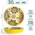 thumbnail image 3 of Set de cuencos para pasta KitchenTour, 6 x 900 ml, cerámica, estilo bohemio, 3 of 7