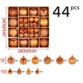 thumbnail image 3 of NWOKYZGH 44pcs Christmas Ball Ornaments, Christmas Ball Ornaments Set for Christmas, Holiday, Wreath & Party Decorations, with Hanging Loop, 3 of 6