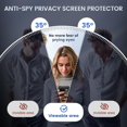 thumbnail image 3 of HZXC-for Google Pixel 9 / Pixel 9 Pro Case Compatible with MagSafe, [with Privacy Screen Protector] Translucent Shockproof Slim Protective Phone Case for Google Pixel 9/9 Pro 6.3 inch, Black, 3 of 4