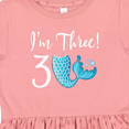 thumbnail image 4 of Inktastic 3rd Birthday Mermaid Party Girls Toddler Dress, 4 of 5