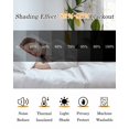 thumbnail image 5 of Yellow Lemon Blackout Curtains, Light Blocking Print Window Curtains, White Flowers Elegant Country Plants Thermal Insulated Window Drapes for Living Room Kitchen Cafe 2 Panels, 55"W x 39"L, 5 of 9