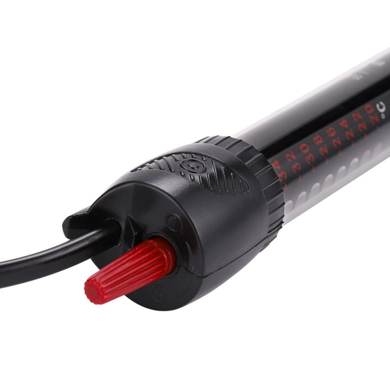 SDJMa 25/50/100/200/300W Adjustable Aquarium Heater, Submersible Fish Tank Heater Thermostat with Suction Cups