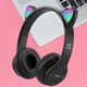 thumbnail image 4 of Gaming Headset Cat Ear Over-Ear Auriculares Stereo Bass para PC Teléfono (Negro) Ehuebsd Para estrenar, 4 of 6