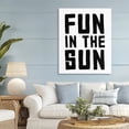 thumbnail image 3 of Stupell Industries Coastal Fun In Sun Simple Sentiment Canvas Art, 36 x 48, by Lettered and Lined, 3 of 8