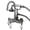 Brushed Nickel, variant on AE9T7 Aqua Vintage Wall Mount Clawfoot Tub Faucet, Brushed Brass