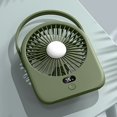 thumbnail image 2 of Colgante de doble propósito ventilador luz usb portátil pantalla digital pequeño ventilador de techo, 2 of 9