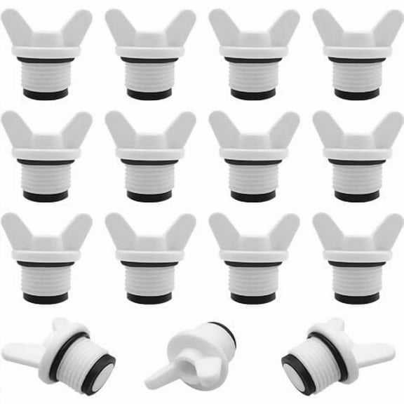 Plumbing Plug-15 Pieces 1/2" Male External Thread Pipe Hex Plug,Blanking Plug,for Washing Machine,Dishwasher,Faucets,Plumbing
