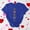 New2-Navy, variant on PNTUTB Women's Fashionable Valentine's Day Print Versatile Crew Neck Loose Short Sleeve Comfort T Shirt