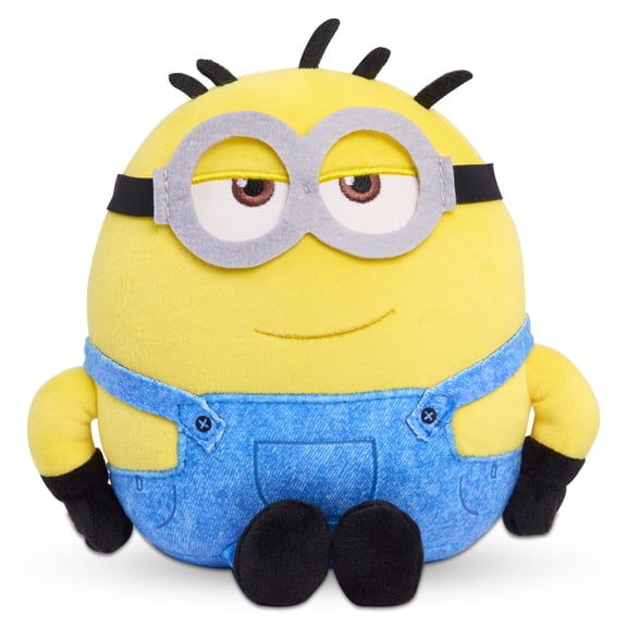 Illumination Minions & Monsters Ed Squooshy Plush Toy, Sensory Fidget Toy with Bean Fill, Ages 3 