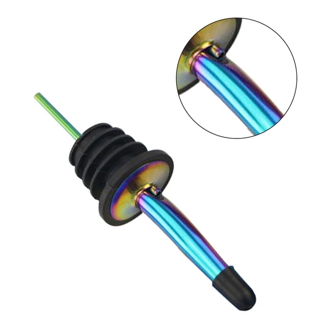 Advancent De acero inoxidable para whisky, licor, aceite, botella de vino, tapón vertedor, dispensador de boca, herramientas de cocina, accesorios de Bar Barra de herramientas No.05 Advancent HA001809-05