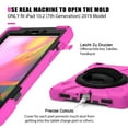 thumbnail image 4 of Galaxy Tab A 8.0 T290 Case, Shockproof Heavy Duty Impact Drop Protection Case Cover for Samsung Galaxy Tab A T290/T295/T297 SM-T290 SM-T295 SM-T297,Rose, 4 of 9