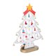thumbnail image 3 of FELTECHELECTR Árbol de Navidad de madera con dibujos animados para decorar mesas y escritorios (blanco), 3 of 6