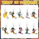 thumbnail image 2 of Llaveros Mickey DaeSichi para fiestas, 20 piezas, 8 diseños, 2 of 7