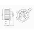 thumbnail image 2 of TYC 700060 Toyota Tundra Replacement Blower Assembly, 2 of 5