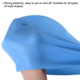 thumbnail image 4 of Uxcell Silicone Swim Cap, Waterproof Swimming Hat Non-Slip Adult Swim Caps for Women and Men, Black & Lake Blue 2 Pcs, 4 of 6