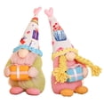 thumbnail image 4 of 2PCS Birthday Gnomes Plush Farmhouse Happy Birthday Gnome Gifts Handmade Scandinavian Nisse Home Party Elf Dwarf Collections Kitchen Tiered Tray Happy Birthday Decorations, 4 of 9
