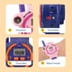 thumbnail image 5 of 2 uds Walkie Talkies relojes de juguete con linterna brújula antena antiinterferencias reloj espía juguete USB recargable niños reloj espía, 5 of 5