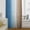 Blue, variant on Blue Brown Sheer Curtains 45 Inch Length, Light Filtering Voile Curtain Panel, Gradient Wood Grain Farmhouse Country Rod Pocket Drapes Window Treatments for Living Room Bedroom 52"x45"