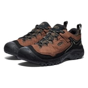 Keen Men's Targhee 4 Low Waterproof Hiking Shoe, Bison/Black, Size 9