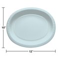 thumbnail image 2 of Party Central Club Pack of 96 Pastel Blue Disposable Paper Banquet Dinner Plates 12", 2 of 2