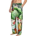 thumbnail image 2 of Easygdp Vegan1 Men's Pajama Pant, Sleep Elastic Waistband Lounge Pants - Small, 2 of 9