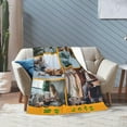 thumbnail image 4 of Custom Blanket - Soft, Lightweight, And Vibrant | Personalized Plush Fleece And Flannel For Photo Memories 50"X40", 4 of 6