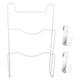 thumbnail image 1 of Pot Lid Holder, Wrought Iron Space Saving Versatile Pot Lid Rack For Restaurant For Kitchen For Home ANGGREK Otros, 1 of 8