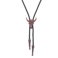 thumbnail image 1 of Lazos de oro para los hombres American Cowboy Moda Bolo Ajustable Accesorios de prendas de vestir de estilo occidental Lazo Ideal Regalo en bolsas Paquete Red Metal kenally  AP004546-01, 1 of 6
