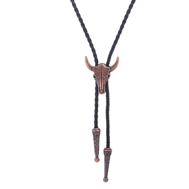 Lazos de oro para los hombres American Cowboy Moda Bolo Ajustable Accesorios de prendas de vestir de estilo occidental Lazo Ideal Regalo en bolsas Paquete Red Metal Guardurnaity AP004546-01