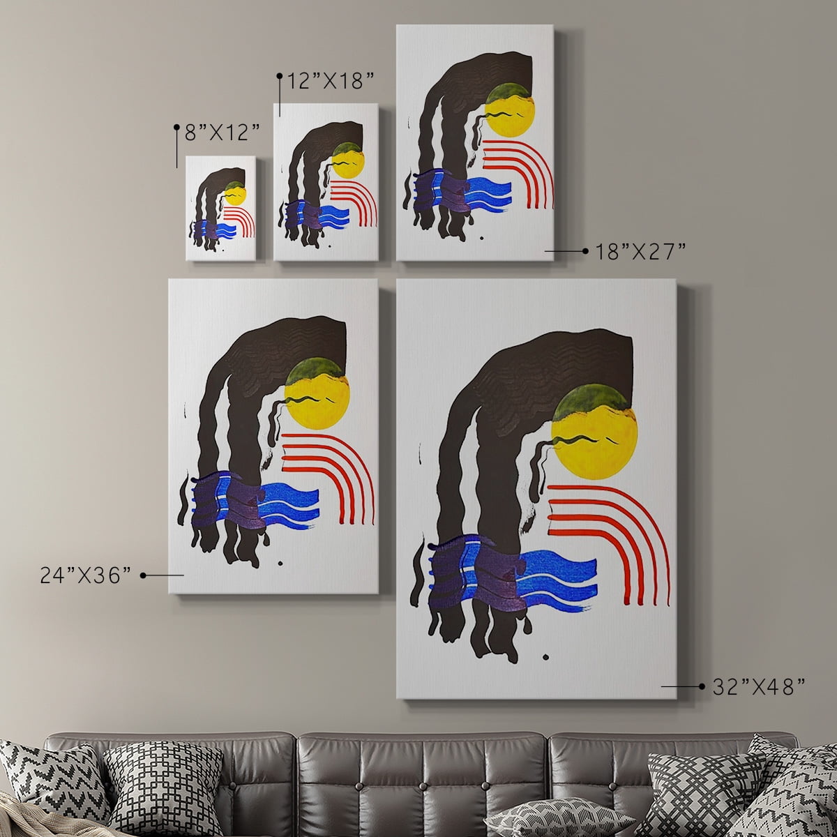 Shifting I Premium Gallery Wrapped Canvas - Ready to Hang