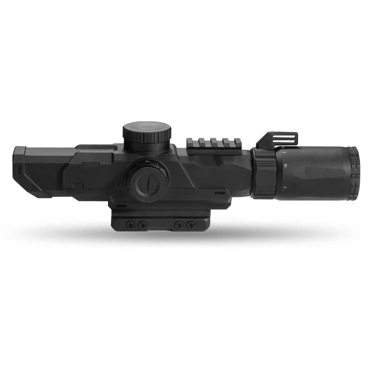 Monstrum Archangel X2 1-10x First Focal Plane FFP LPVO Scope | Extra Low Disperson Glass, Piggyback Mount, Integrated Base | CM5 Morpheus MOA