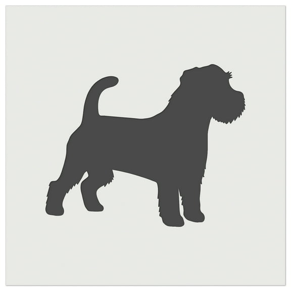 Rough Coated Jack Russell Terrier Parson Dog Solid DIY Cookie Wall Craft Stencil - 5.5 Inch