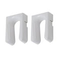 thumbnail image 6 of Phenofice 2Pcs Wall Mounted Boot Storage Rack for Tall Boots and Shoes White Plastic Entryway, 6 of 8