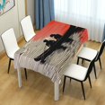 thumbnail image 4 of Yayeee Tablecloths 60" x 90" Rectangle Wrinkle Resistant Party Table Cover, Illusionary Boat, 4 of 8